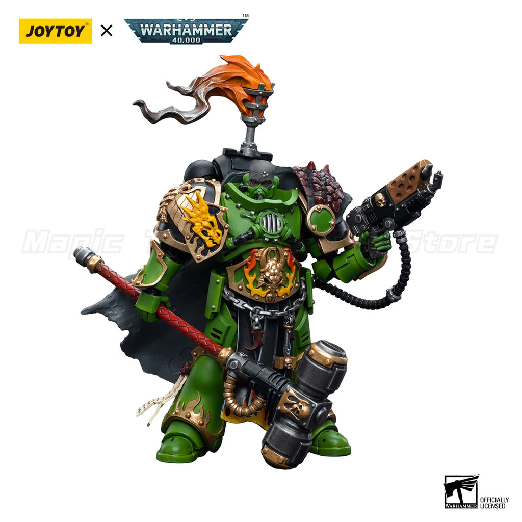【In Stock】JOYTOY Warhammer 40K Salamanders Captain Adrax Agatone Figure Toys Gifts 1/18 Action Figure