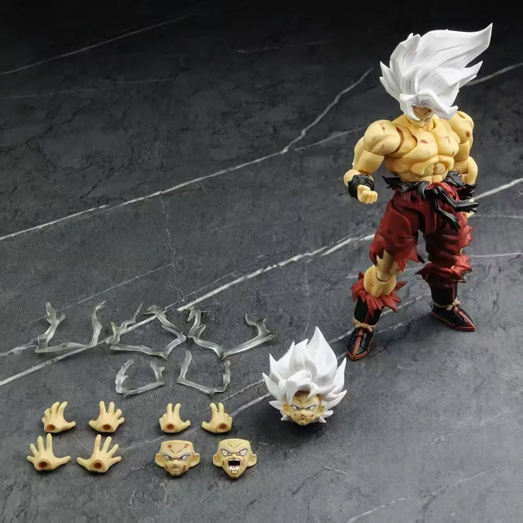 Nan&T Shf Battle Weekly Goku Dragon Ball Z 1/12 Scale Action Figure Model Toys Anime Figurals Brinquedos Birthday Gift