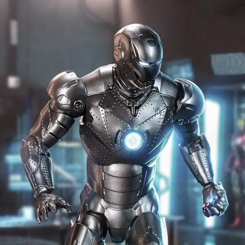 In Stock Fondjoy Iron Man Mk2 Assembled Model Action Figure 1/12 Iron Man Model Collectible Model PVC Model Boys Birthday Gifts