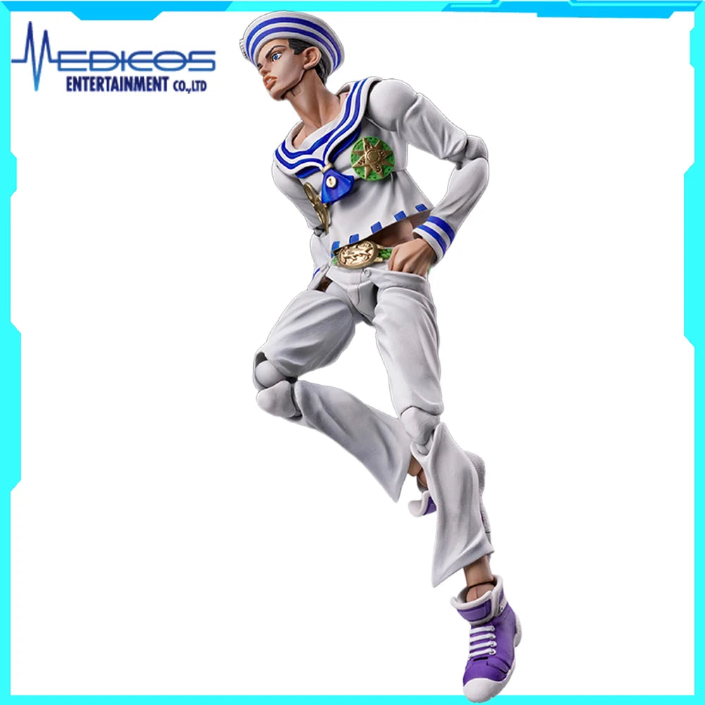 100% Original in Stock Action Figur Medicos Entertainment Jojo No Kimyou Na Bouken Higashikata Josuke (Jojolion) Anime Figure