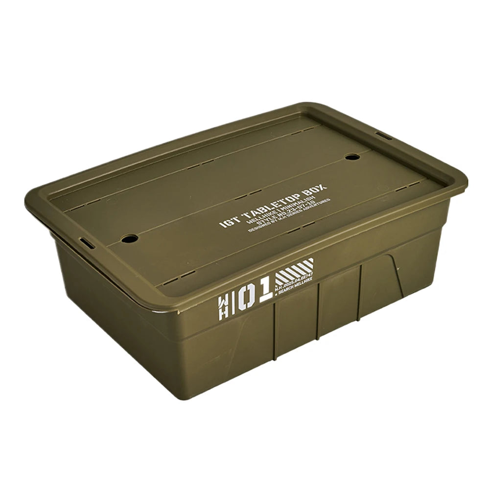 IGT One Unit Tea Tray Multifunctional Pots Bowls Plates Holder Basket Large Capacity Camping Storage Tea Tray for Outdoor Travel