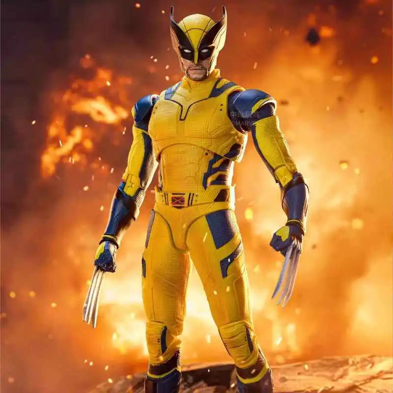 ZD Toys Marvel Wolverine 1/10 Scale Articulated Action Figure Collectible Model Toy For Boys Deadpool & Wolverine Themed Gift