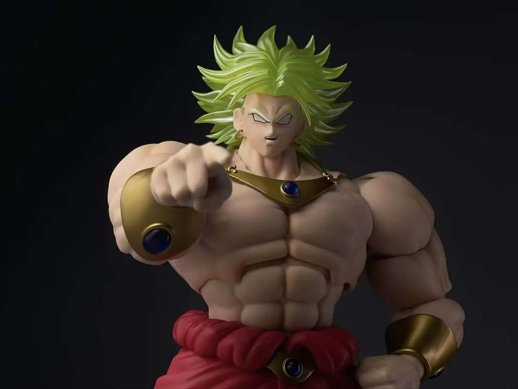 Original DKO Toys SHF Out Of Control War God Broly Broli Heads Kit Accessories Super Saiyan Dragon Ball Anime Figures Model Toys