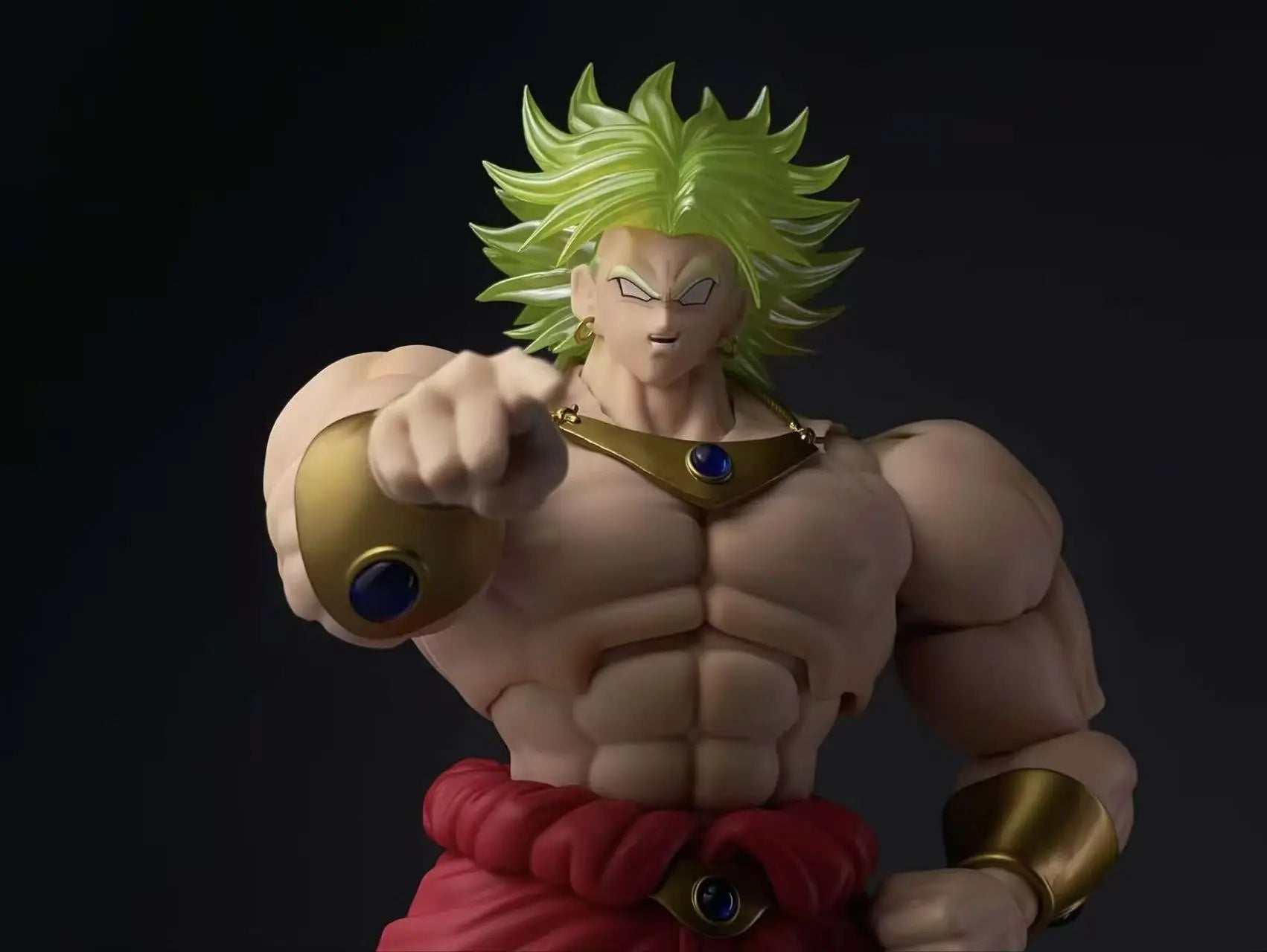 Original DKO Toys SHF Out Of Control War God Broly Broli Heads Kit Accessories Super Saiyan Dragon Ball Anime Figures Model Toys