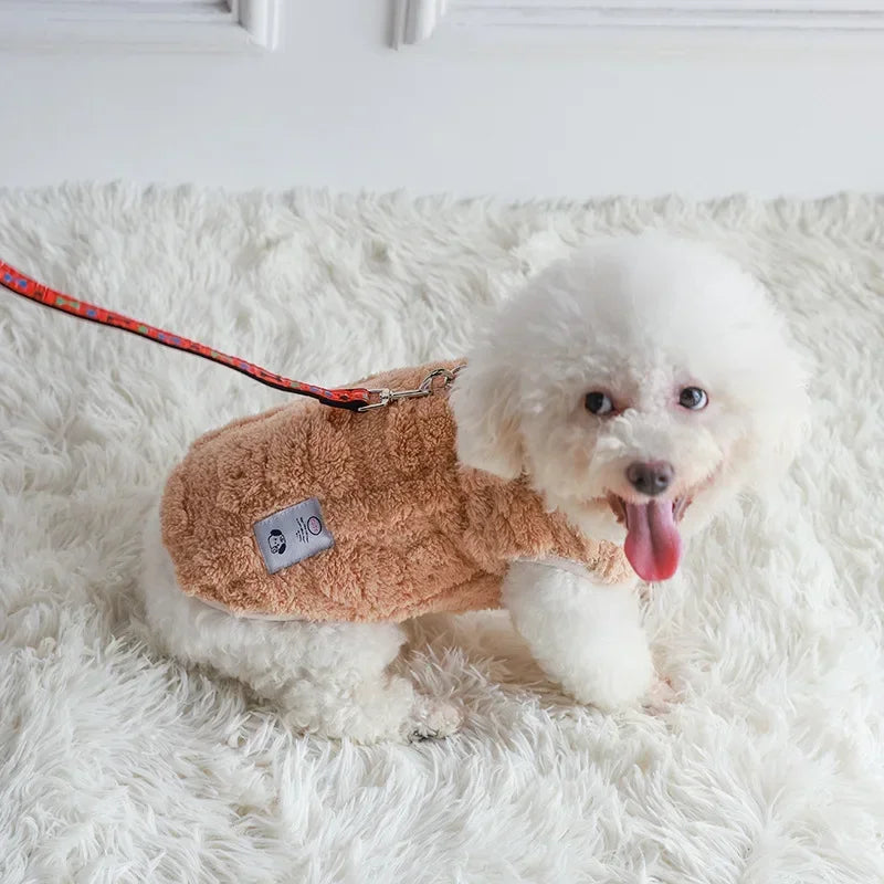 Weiche Fleece-Hundekleidung, warmer Winterpullover für Welpen und Kätzchen, Haustierkleidung für kleine Hunde, Chihuahua, Bulldogge, Bekleidungspullover für Hunde