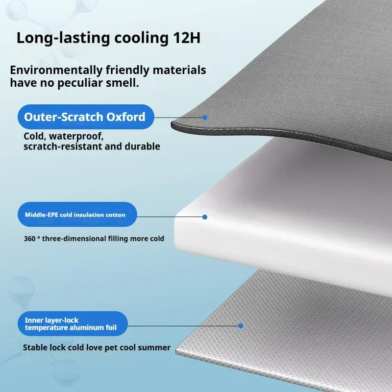 Cat Air Conditioned House Portable Summer Cat Cooling Cat Bed Dog Ice Nest Sleeping Pet Igloo