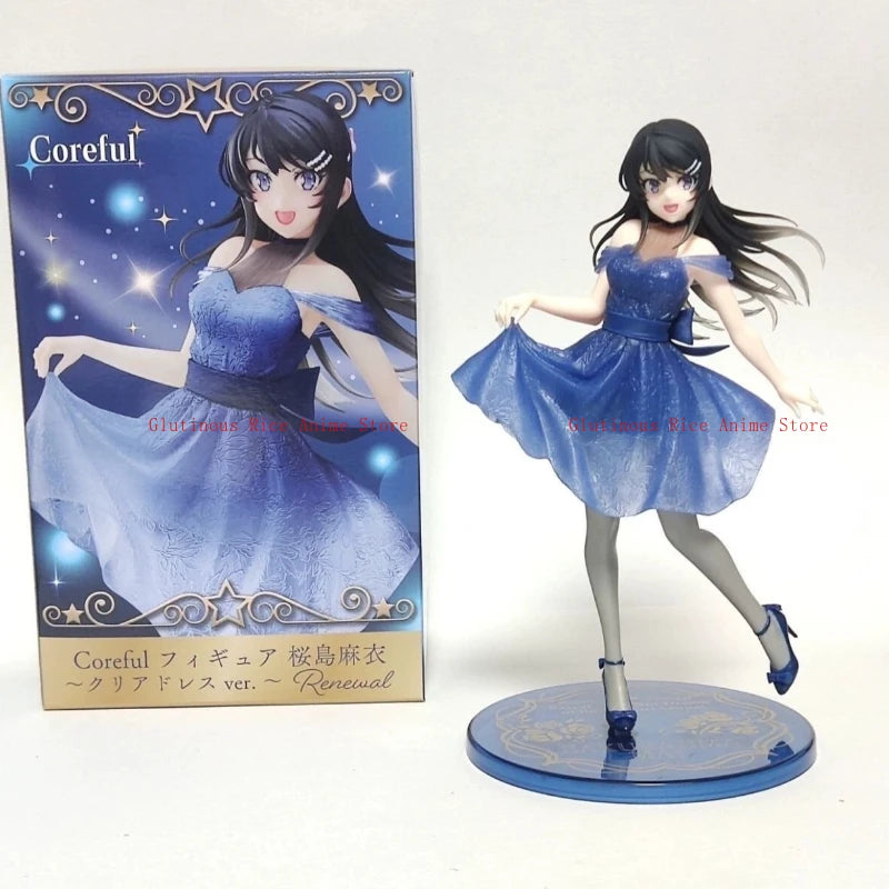Labubu Anime Character Sakurajima Mai Lamp Children'sToy Labubu Clothes Model Sonny Angel Doll Doll Statue Original Collectibles