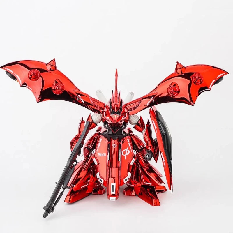 HG 1/144 MSN-04II Nightingale Electroplating Version Assembly Model Kit  Action Figure With Water Decal Anime Mecha Toy Boy Gift