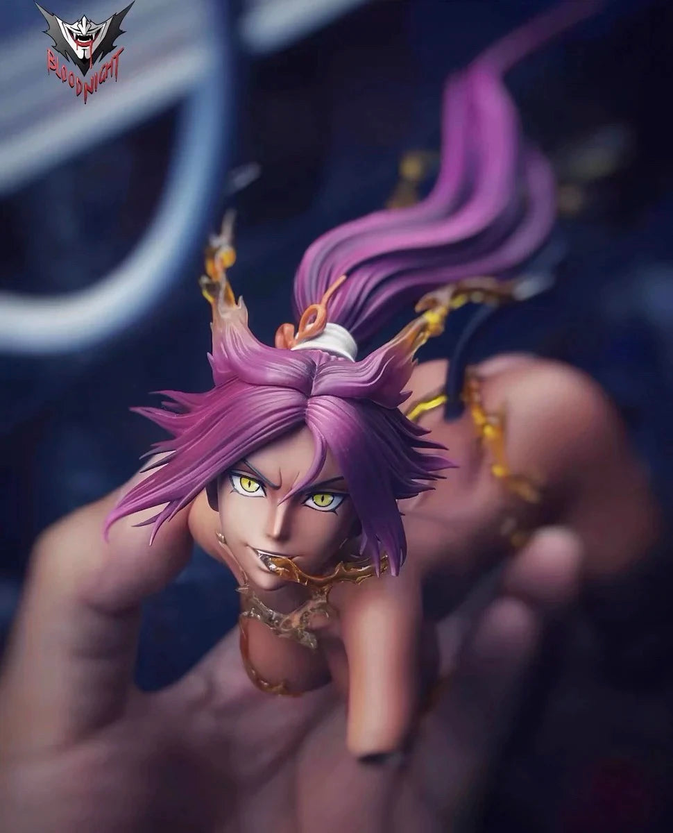 1/6 40Cm Bloody Night Studio Gk Bleach Shihouin Yoruichi Anime Action Figure Collectible Garage Kit Model Statue Toys Gift