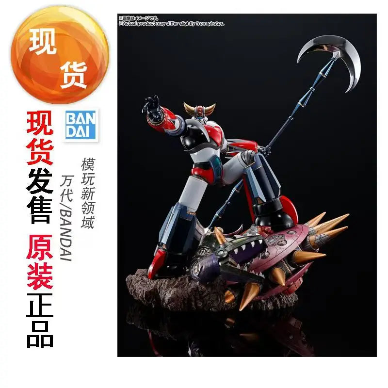 Bandai Genuine Figuarts Zero Metallic Touche UFO Robot Grendizer Anime Action Figure Collectible Model Toy Ornament Gift