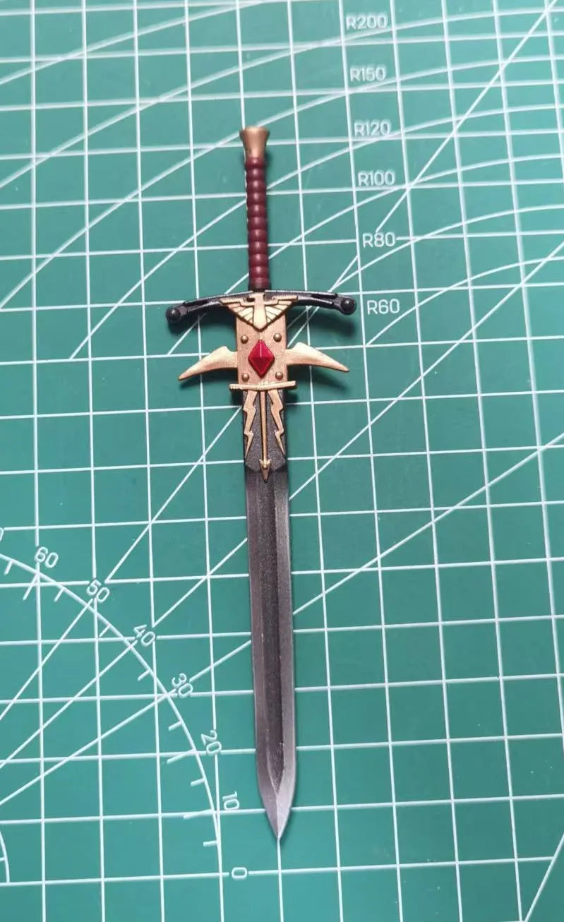 JOYTOY Warhammer 1/18 Actionfiguren Sisters of Silence Argent Lynx Vigilator Cadre Knight-Commander Jenetia Krole Modellspielzeug