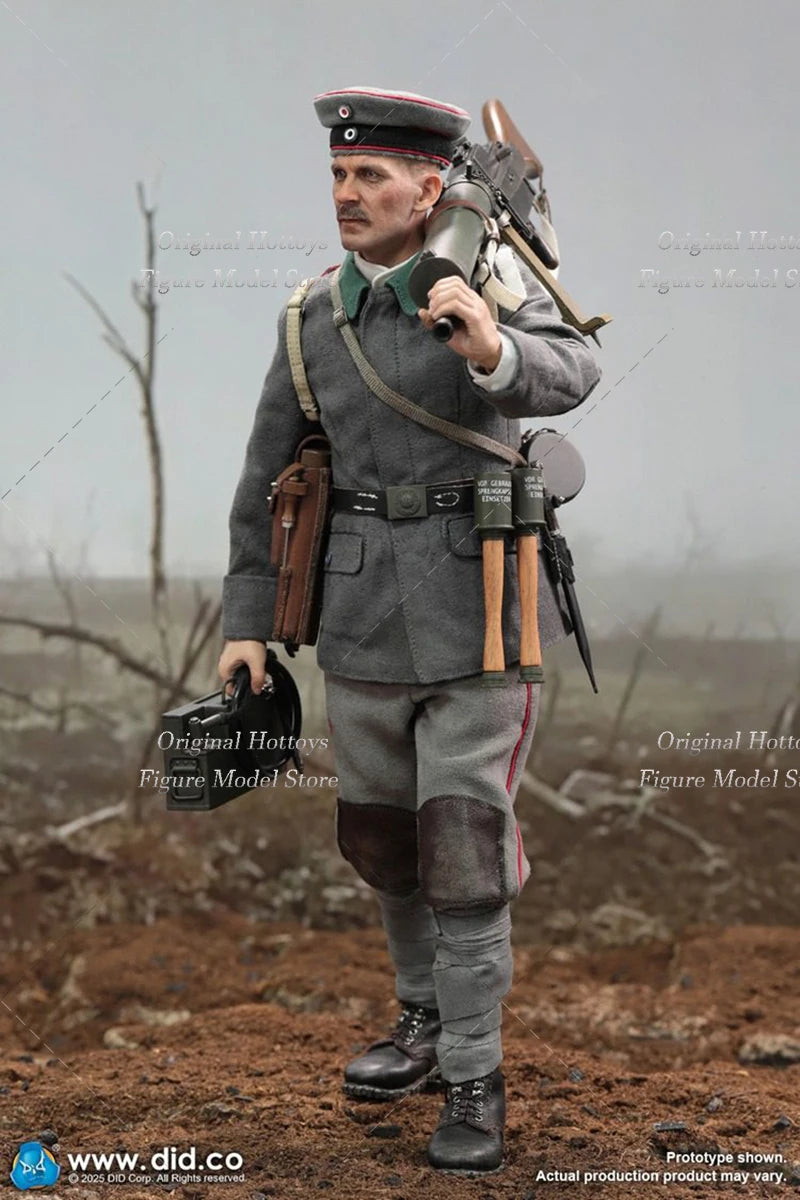 In Stock DID D11015 1/6 Scale Male Soldier Arthur MG08 Machine Gunner Full Set 12-inches Action Figure Model Doll Gifts