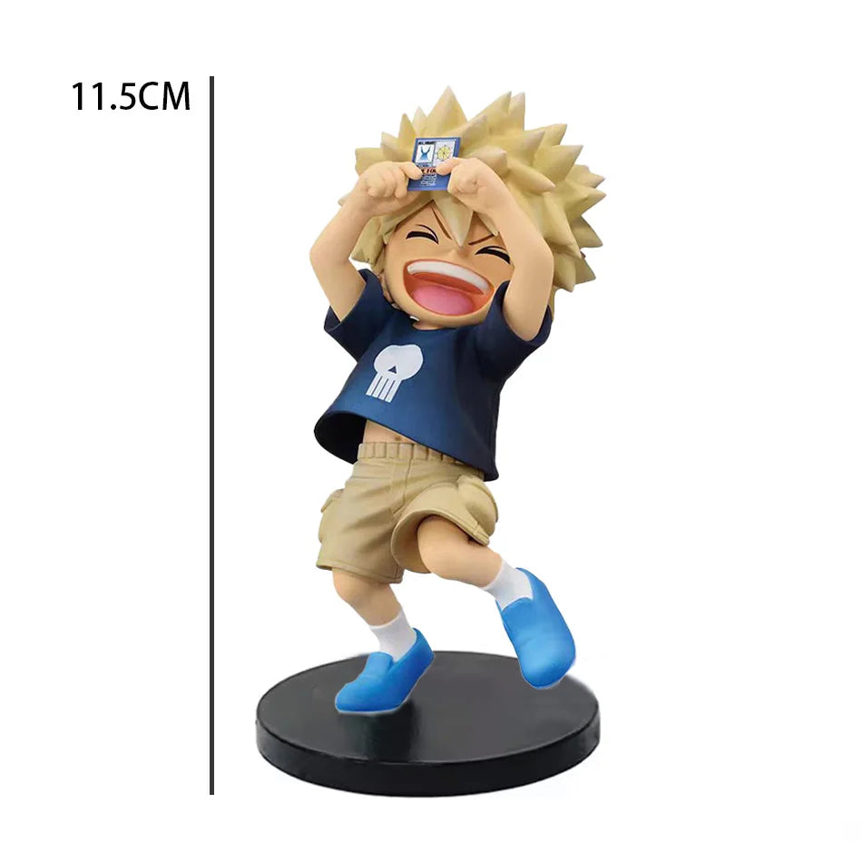 Anime Figure Bakugo Boku Midoriya Izuku Action Figure cute Q-version model Collection Anime Hero Katsuki Bakugo figura Gifts