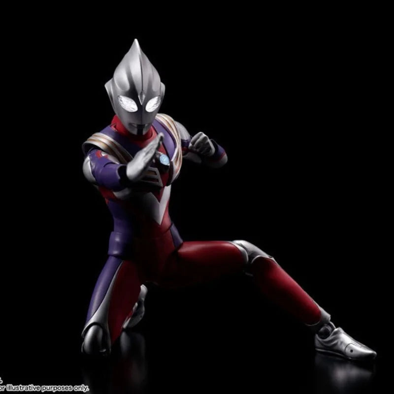 BANDAI SHF (Shinkocchou Seihou) Ultraman Tiga Multi Type PVC Action Figure Anime Figure Model Toys Figure Collection Doll Gift
