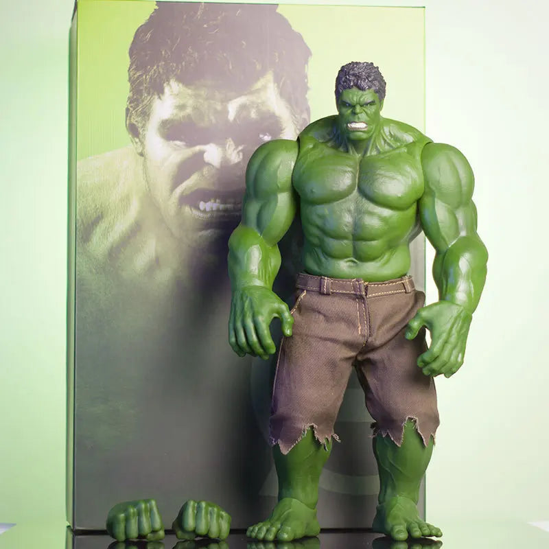 The Avengers 42cm Hulk Action Figures Anime Characters Desktop Ornaments Large Hulk Doll Model Boy Collection Toys Desk Gifts
