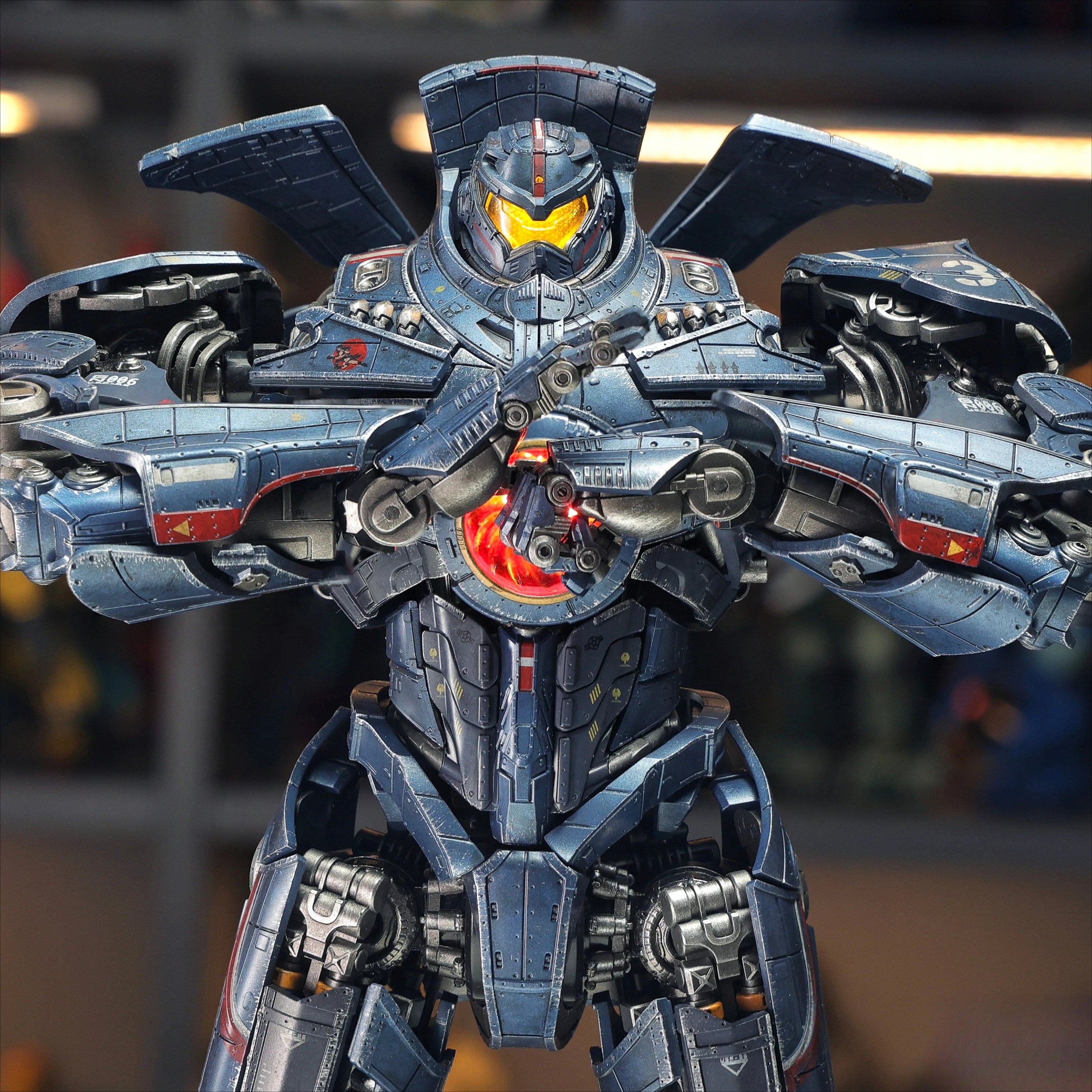 In stock InfinityStudio Heavymecha Gipsy Danger Crimson Typhoon Alloy Action Figures Toy Gift Collection【Send within 24 hours】
