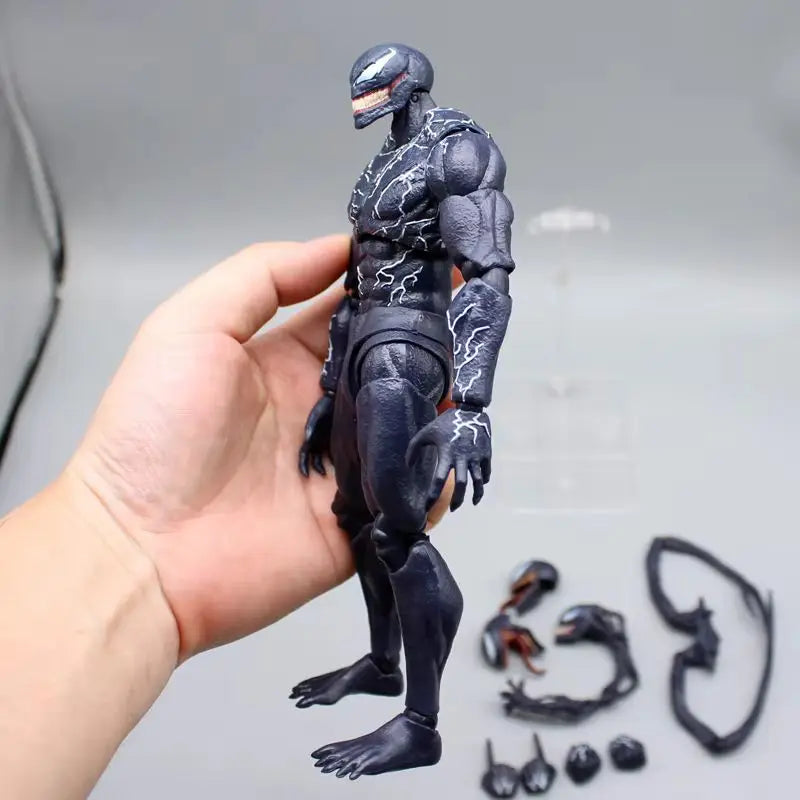 New Comics Venom 2 Shf Animated Character Action Doll Pvc Model Doll Collection Gk Statue Toys Children And Collectibles