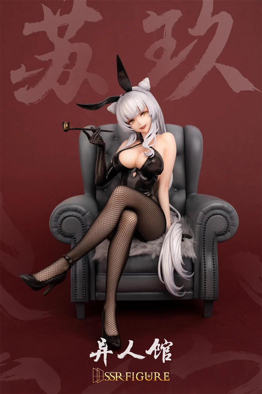 Original Kaitian Studio Ssr Figure Inhuman Pavilion Rabbit Girl Jade From The Sky Jinhua Qiao'Er Su Jiuyue Glass Model Toy