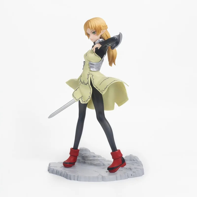 Anime Figure Elf Girl Uncle From Another World 25cm Pvc Model Statue Desktop Ornament Computer Case Decor For Anime Collectors