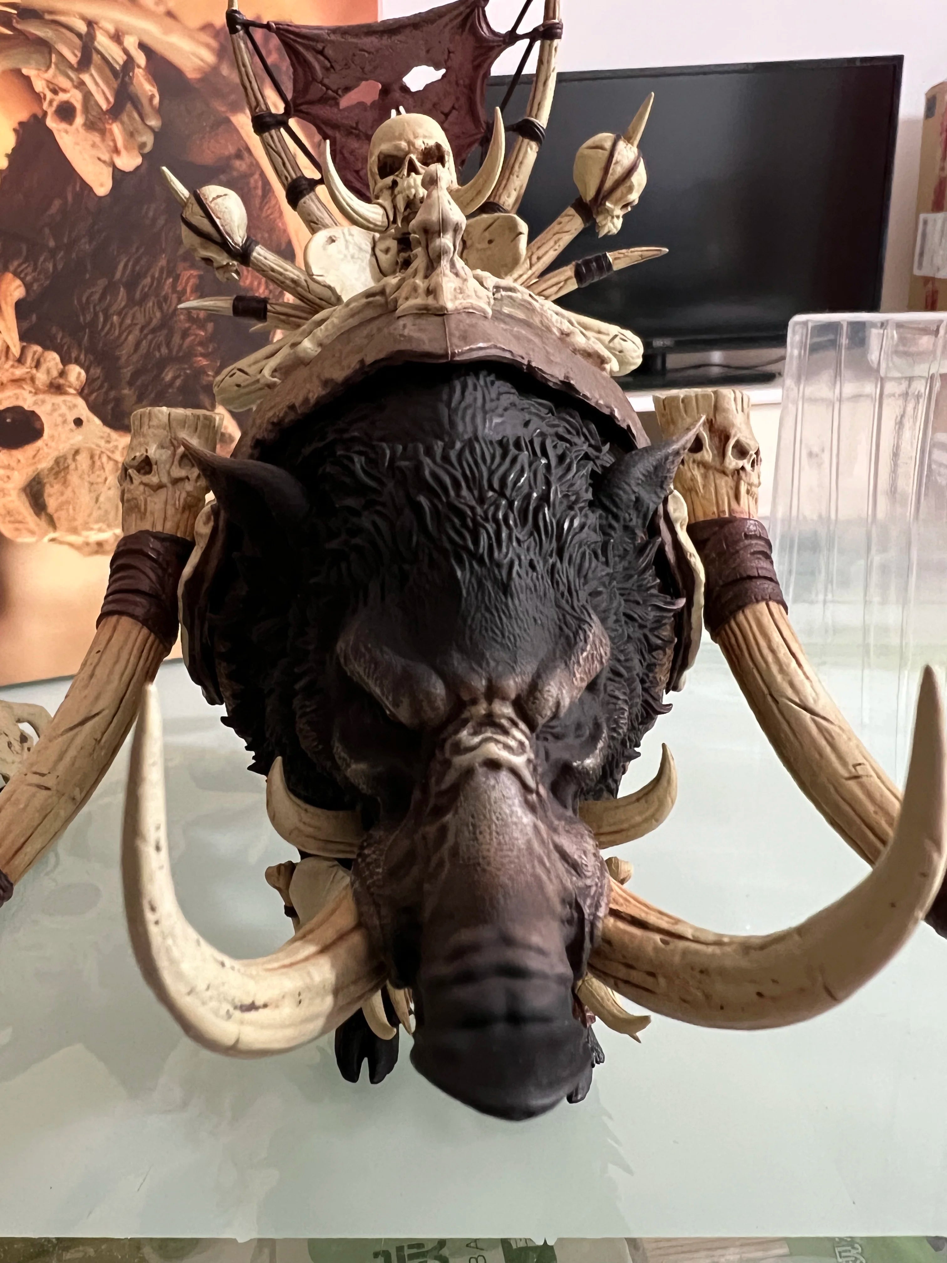 D20 Studio 1/12 Scale Collection Figure Boar Bone Spurs Ancient Animals Fit 6-7 Inch Action Figure Doll Mount Model Removable