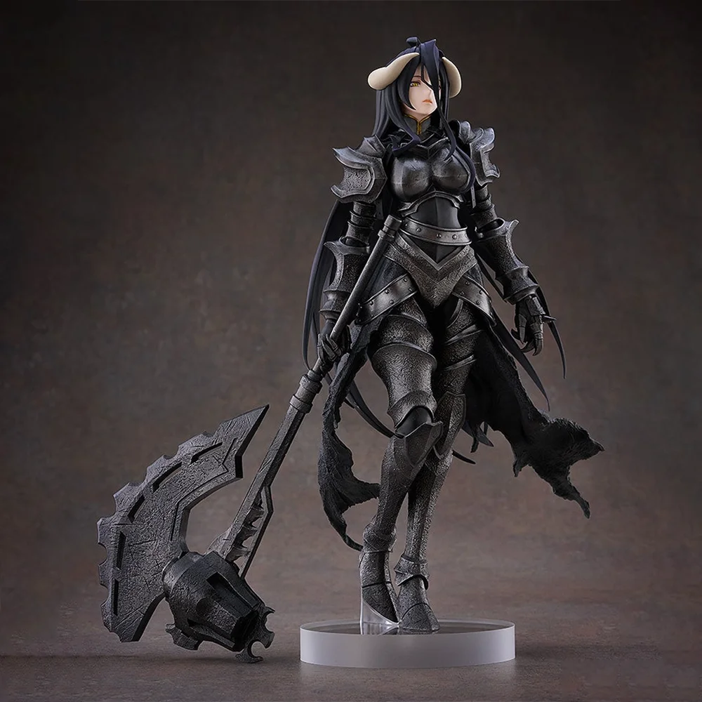 IN Stock Original GSC POP UP PARADE OVERLORD Albedo Armor Ver. L  Action Figure 24CM Collectible Model Nice Ornaments Toys Gift
