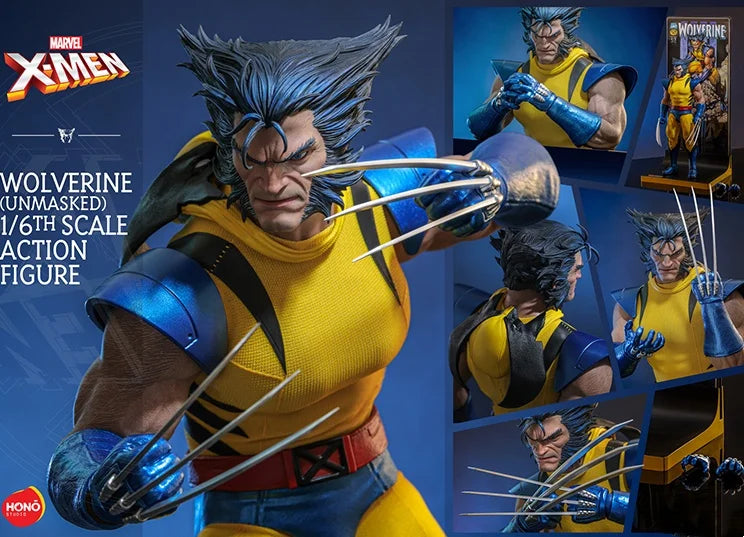 Hot Toys Honō Studio Wolverine Unmasked Edition Hs06 1/6th Scale Action Figure Collectable Anime Model Gk Desktop Decoration