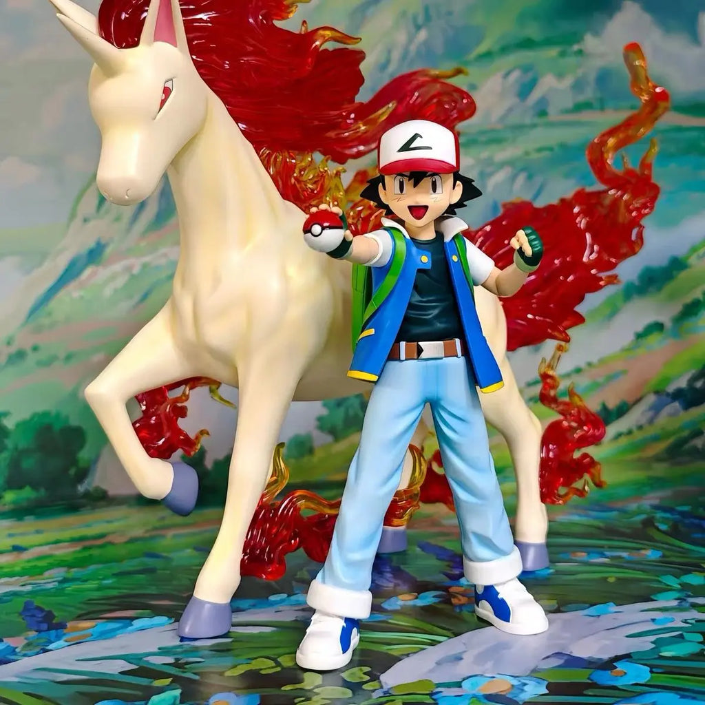Pokemon Anime Figur Ash Ketchum Figur Limited Edition PVC Action Figur Gk Statue Sammlerpuppen Custom Spielzeug Kinder Geschenke