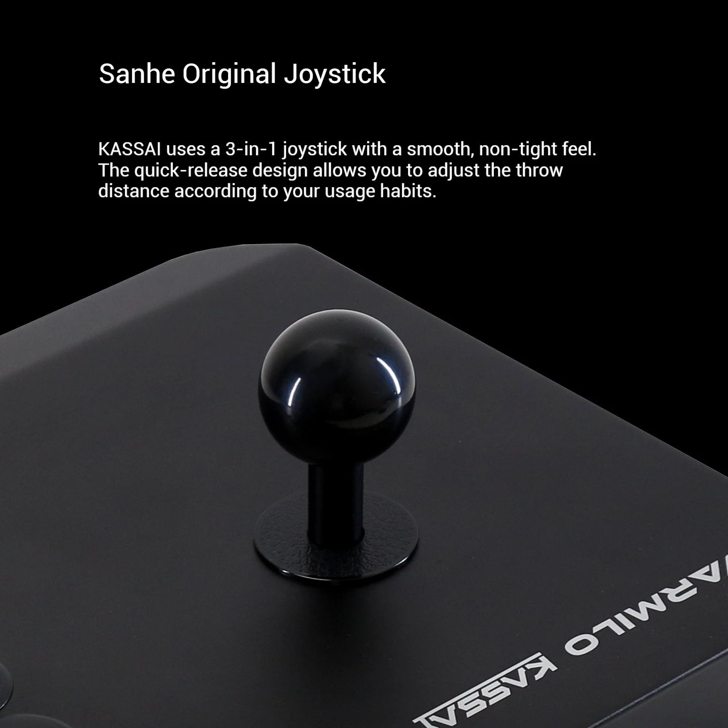 Varmilo Kassai Professional Arcade Joystick Aluminum Alloy Electromagnetic Induction Game Controller PS5RT0.1mm 1K Return