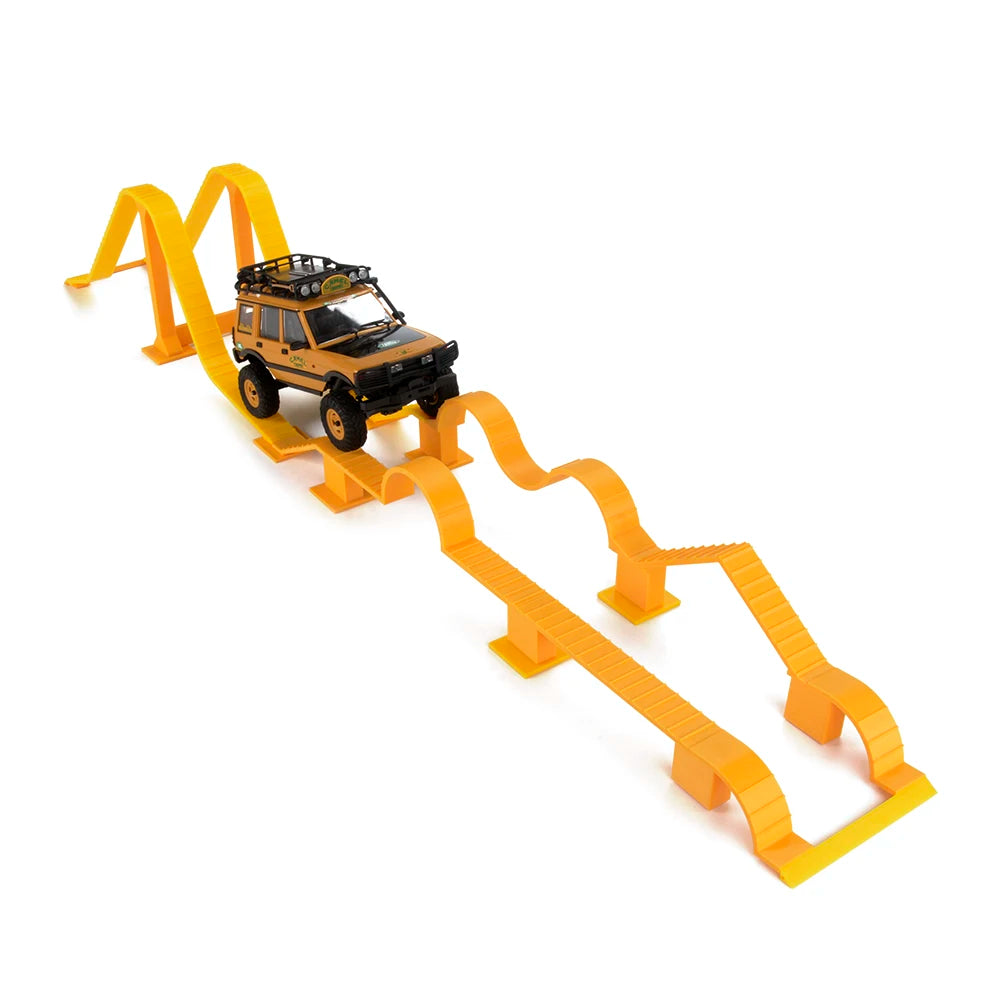 PYFORE Simulation Climbing Obstacle Bridge Combo Steep Slope for 1/24 1/18 RC Model Car Crawler Accessories