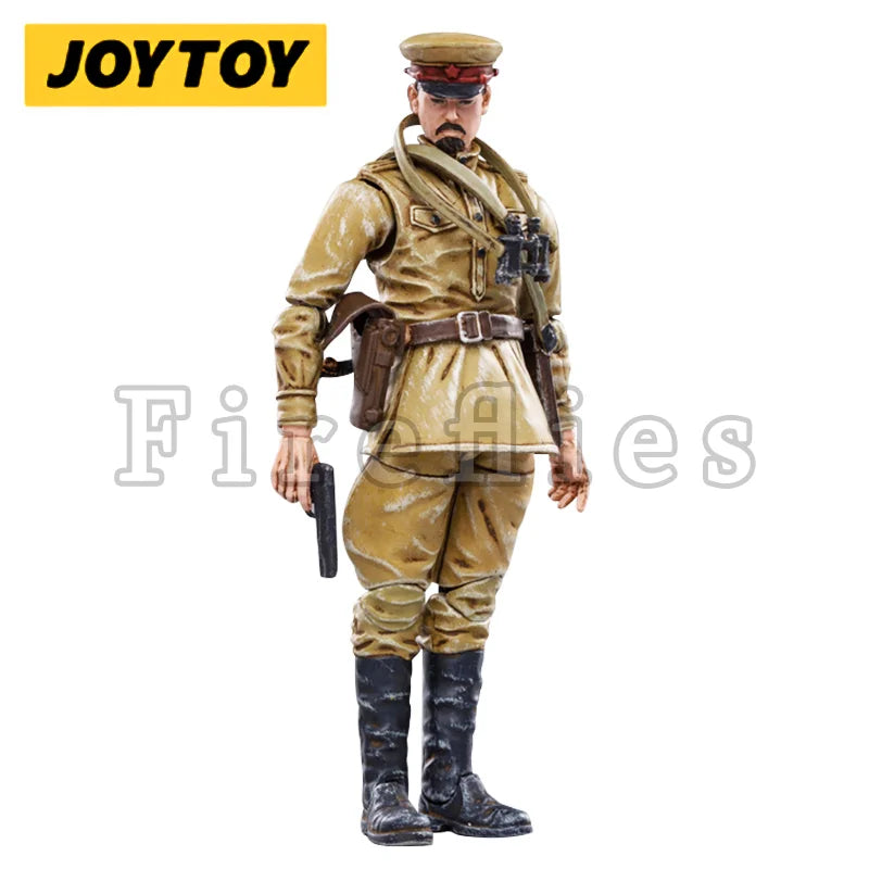 1/18 JOYTOY 3.75inches Action Figure WWII Soviet Officer Anime Collection Model Toy For Gift