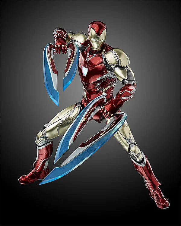 100% Original Threezero Studio The Infinity Saga DLX Iron Man Mark 85 Anime Action Collection Figures Model Toys Gifts In Stock