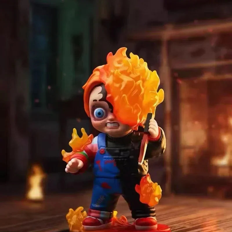 POP MART Chucky Franchise Series Original Blind Box Surprise Mystery Box Cute Anime Action Figure Ornaments Figurines