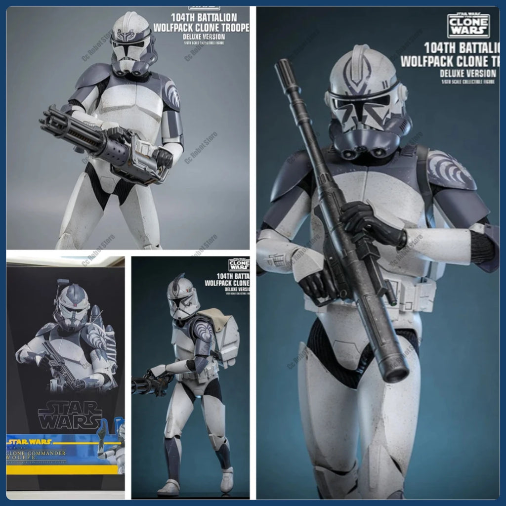 Hot Sale Original HT TMS143 104th Battalion Wolfpack Clone Soldier Star Wars Clone Wars Deluxe Edition 1/6 Scale Toy in Stock