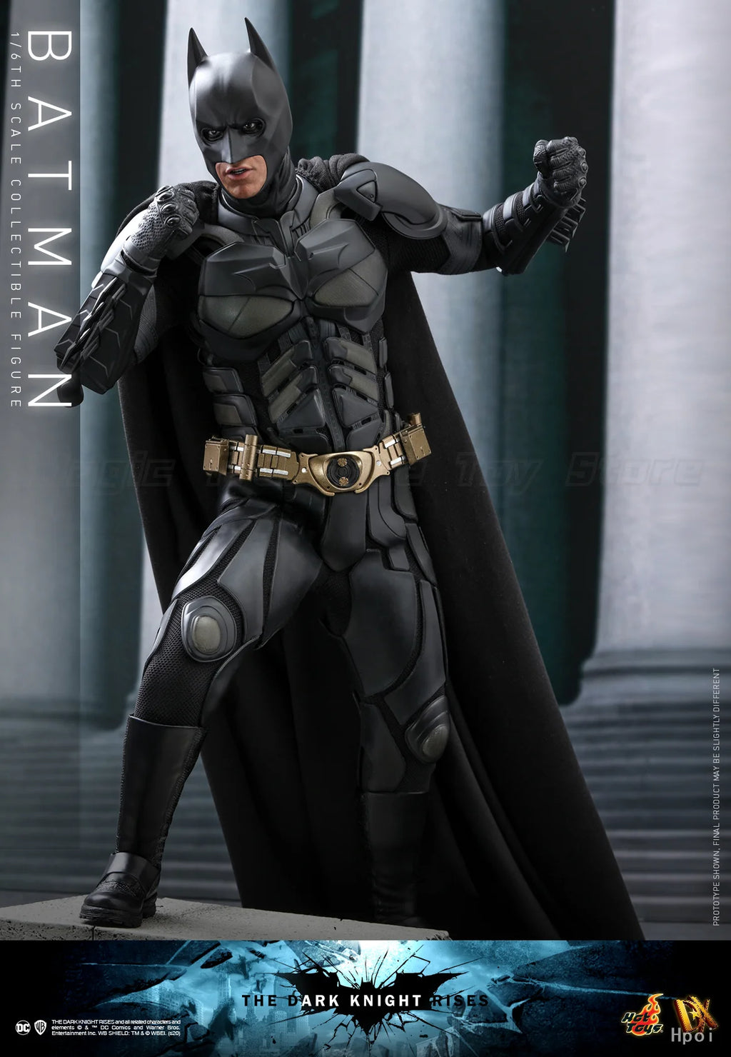 【In Stock】Hot Toys DX19 Batman: The Dark Knight Rises Batman 1/6 Action Figure Toy Gift