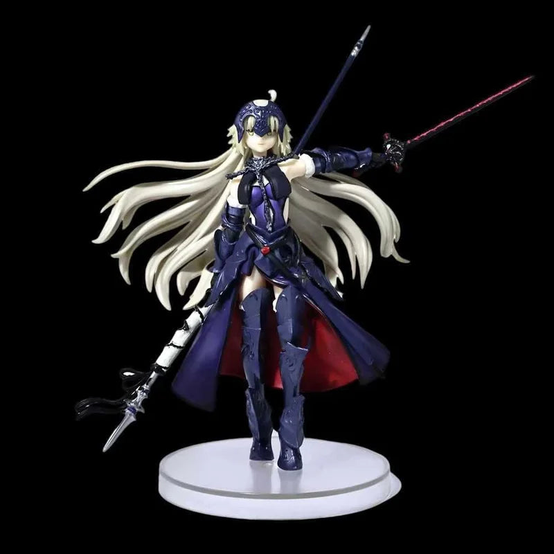20/16.5cm Fate Stay Night Black/White Adjudicator Jeanne Standing Position Pvc Action Figures Game Model Collection Boxed Gifts