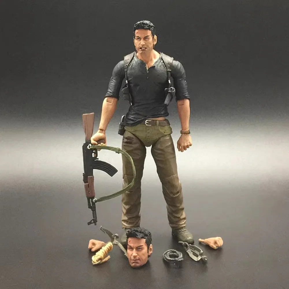 Uncharted 4 A thief's end NATHAN DRAKE Ultimate Edition PVC Action Figure NECA Figures Collectible Model Toy 7" 18cm