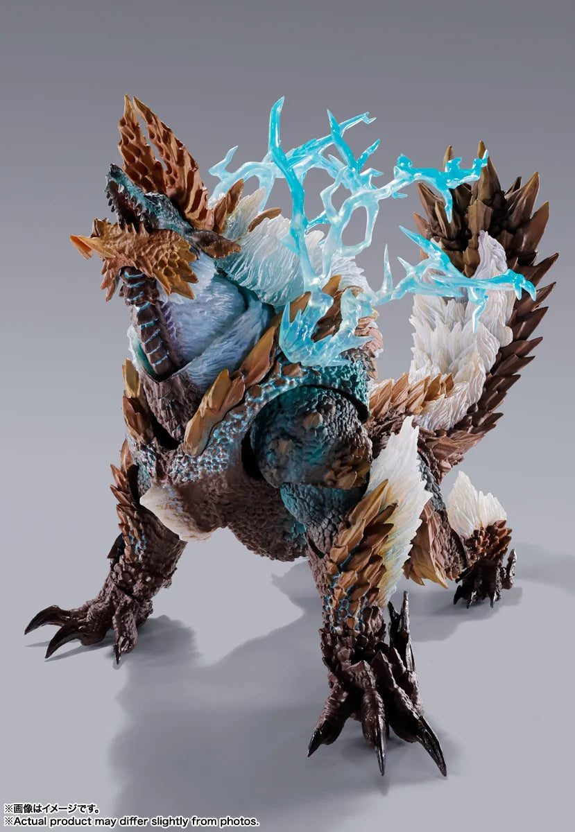 In Stock Original Bandai S.H.MonsterArts Shm Monster Hunter Zinogre 20th Anniversary Edition Anime Action Collection Figures Toy