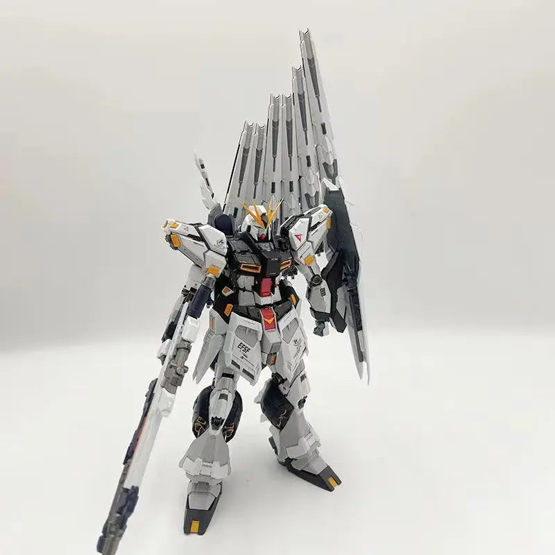 【IN STOCK】 V-TIGER 1/100 VT02 NU Soldier Assembly Model Toys RX-93-v2 YUJIAOLAND V Mecha GK Pre-coating Alloy Skeleton Model Toy