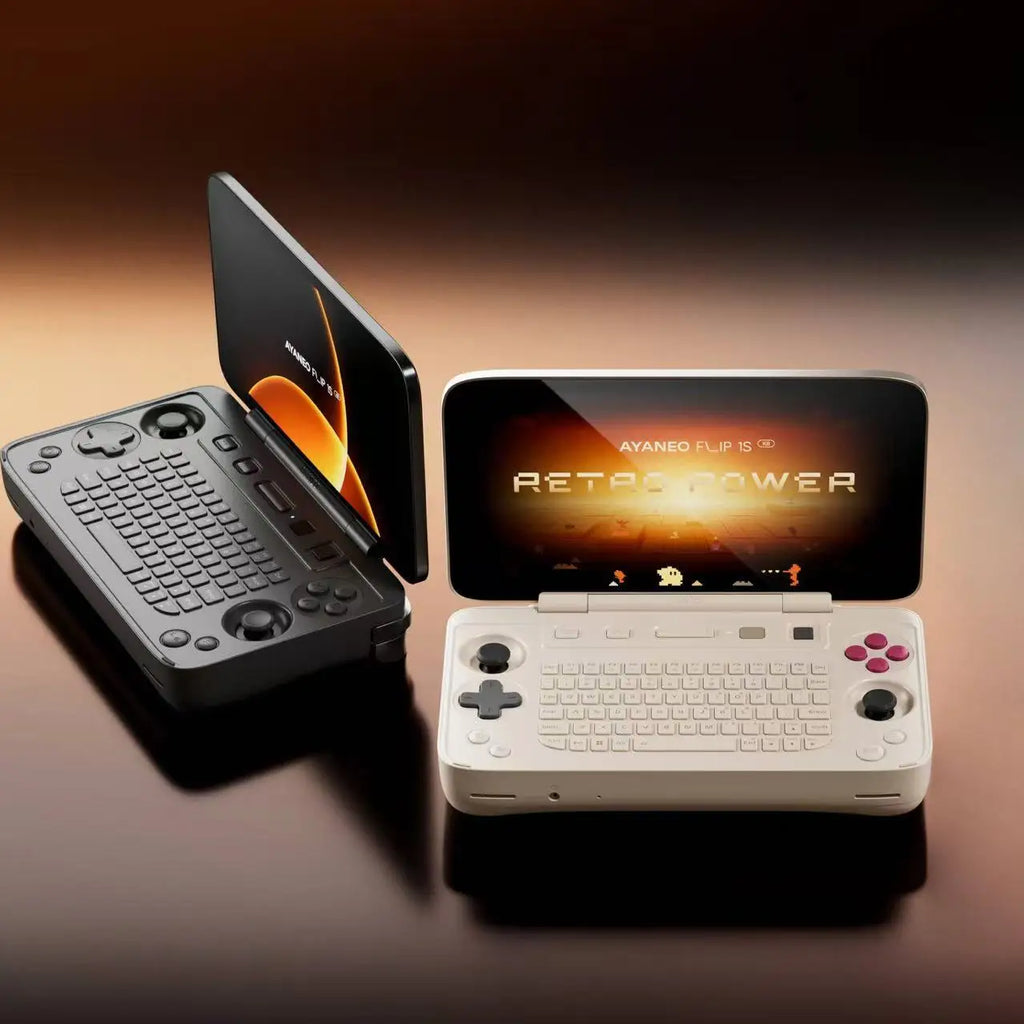 Flip 1S DS 1080P144Hz Flip Game Console 7"OLED Screen Portable Handheld Console HX370 8840U Dual Screens Game Machine