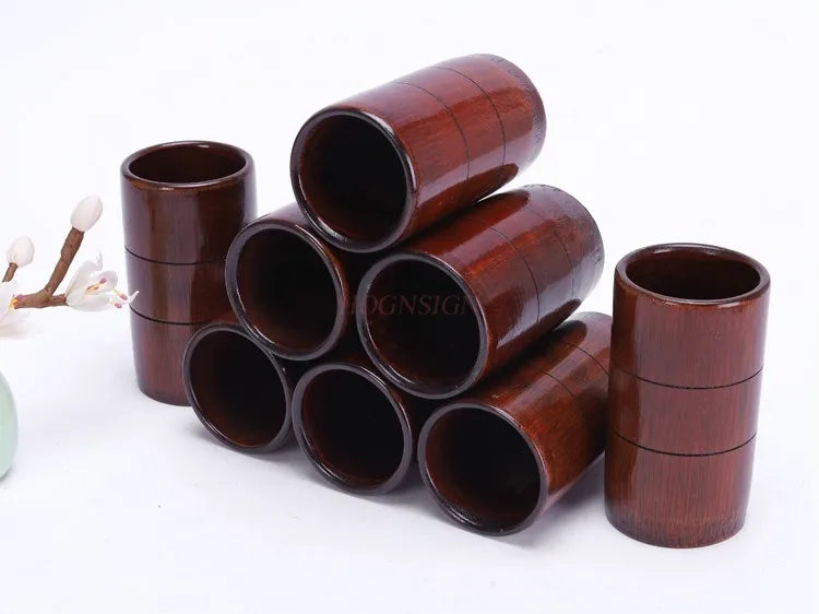 10 stücke Traditionelle Chinesische Schröpfgläser Aus Verkohltem Bambusholz, Saugnapf-Behälter, Schröpfgläser Feuer-Schröpfset, Akupunktur-Therapie-Becher