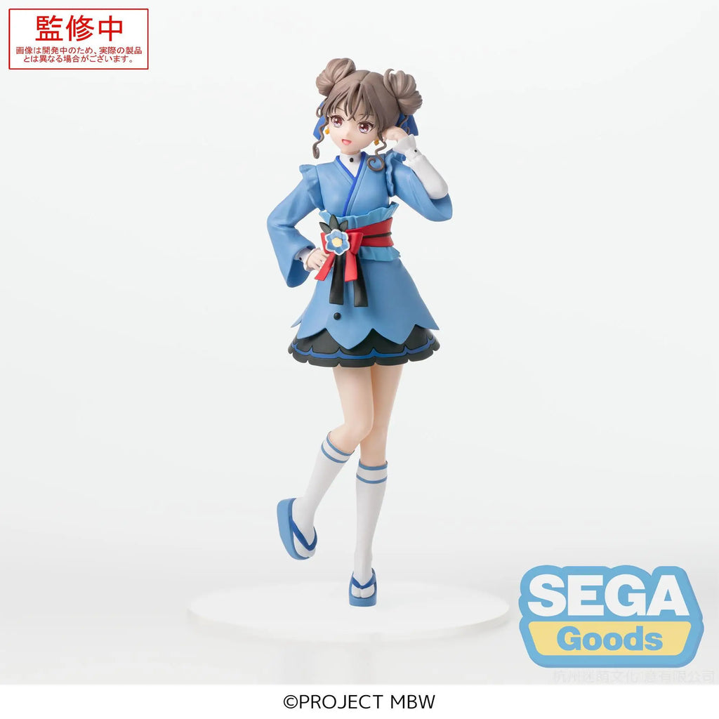 Original Sega MAEBASHI WITCHES Anime Kyoka Kitahara & Choco Mitsumata & Kamiizumi Mai figure model toy