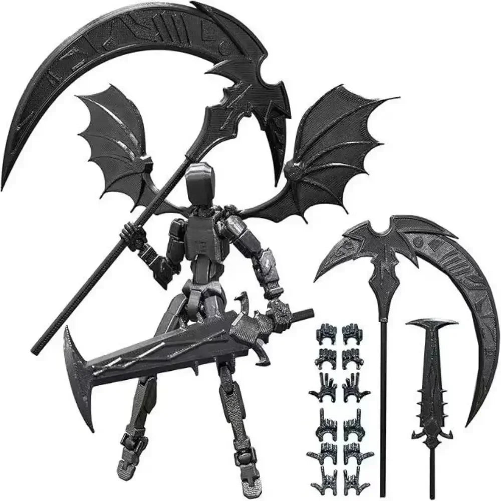 3D Printed Robot Desktop Decoration 13 Action Figure Shapeshift Robot Multi-Jointed Action Figures Upgraded Movable Robot Dummy