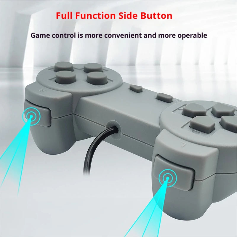 Handheld Video Retro Game Console HD Out Retro Game Console Built-in 620 Classic Games Dual Gamepad Game Player Gift
