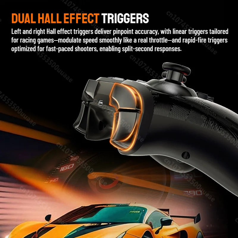 Lenovo S05 Gaming Controller RGB Wireless Gamepad Hall Effect Joystick Trigger For Switch/2/OLED/Lite PC iPhone Android Phones