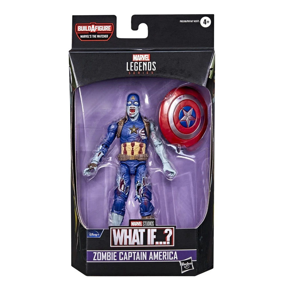 [In-Stock] Hasbro Marvel Legends Series Zombie Captain America (What If...?) 15cm Collectoble Action Figure Model Ornament Toys
