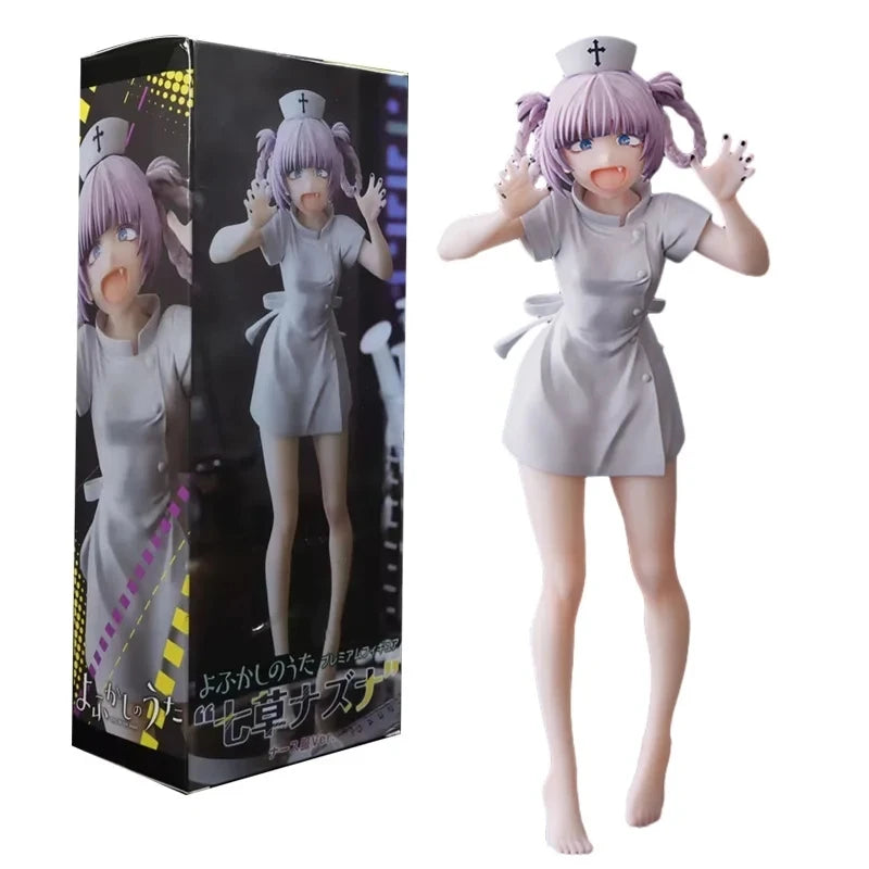 20cm Call Of The Night Anime Figures Nanakusa Nazuna Vampire Nurse Sexy Action Figure Collection Model Doll Ornaments Gift Toys