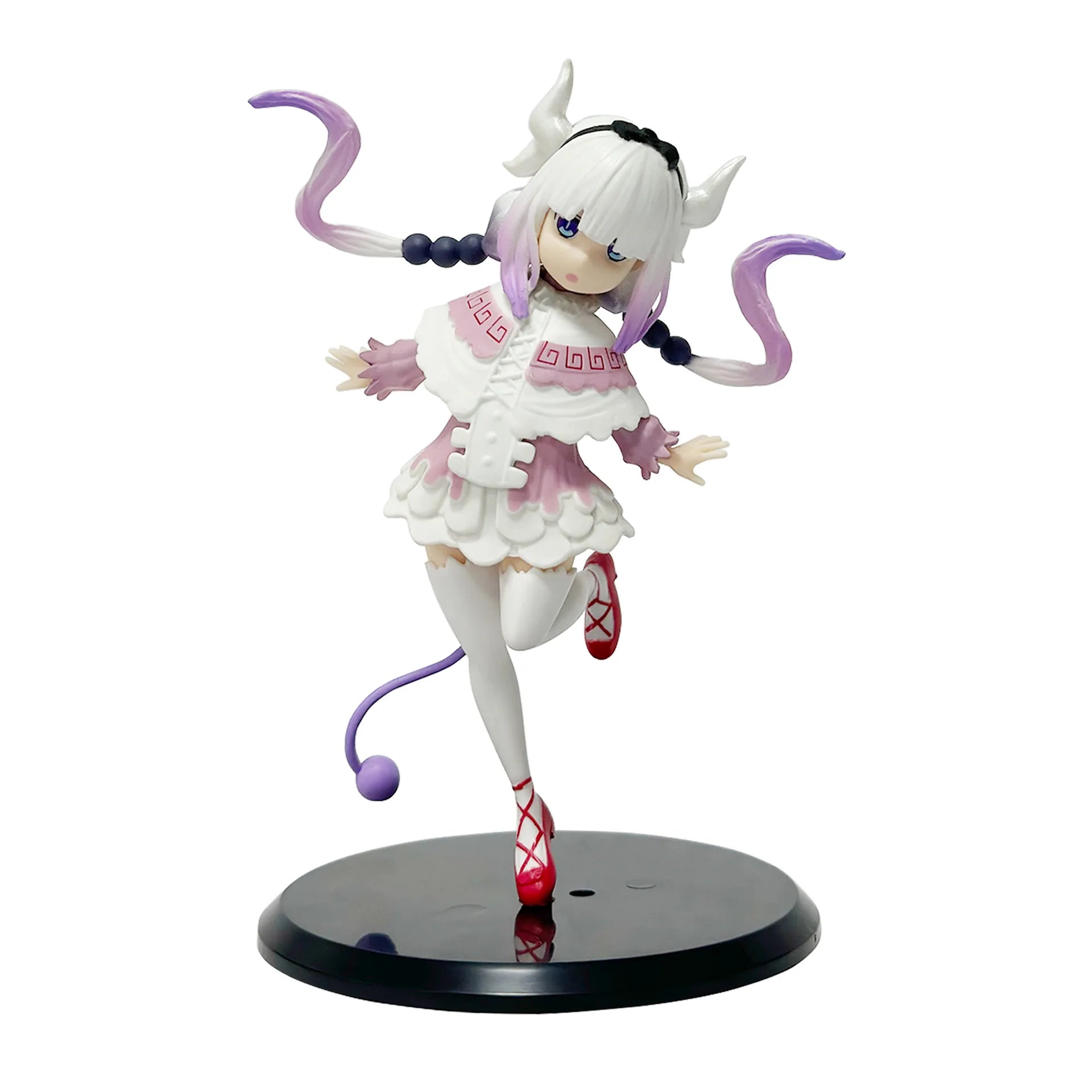 16CM Anime Miss Kobayashi's Dragon Maid KannaKamui Playful Cat Dragon Tohru Model Toy Gift Collection Action Figure Gift Doll