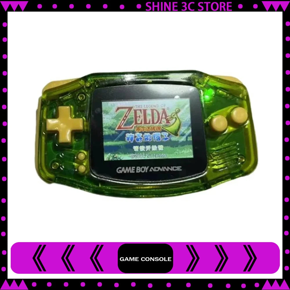 Mini GBA Handheld Game Console Mini Portable Gamepad Ips Screen Transparent Gamer Console With Battery Flip Machine Custom Gifts