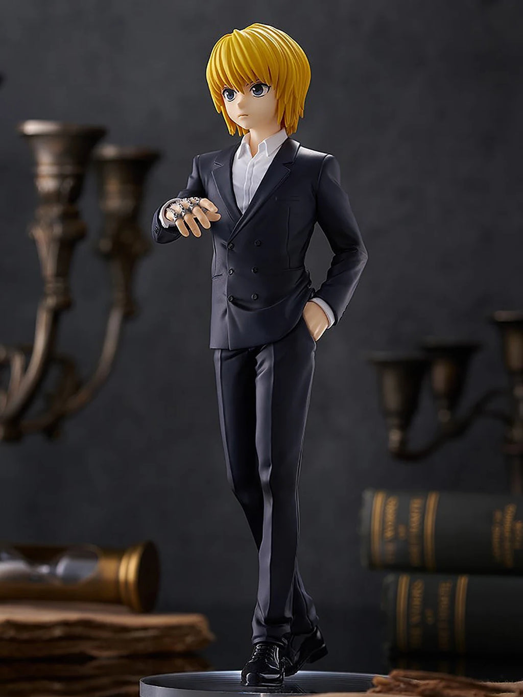 Original Genuine Good Smile Company Prepainted Pop Up Parade Hunter Kurapika Suit Ver. L H=220mm Anime Character Model Figure