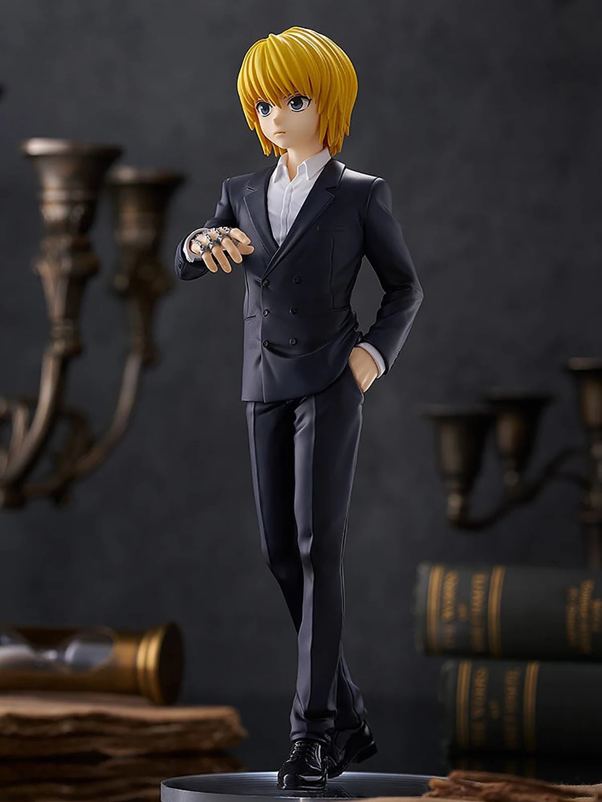 Original Genuine Good Smile Company Prepainted Pop Up Parade Hunter Kurapika Suit Ver. L H=220mm Anime Character Model Figure